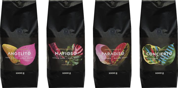 Image du produit Tropical Mountains Concierto (1000 g, Torréfaction foncée)