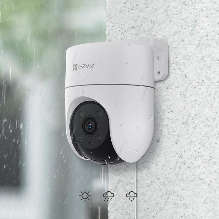 Actual product image EZVIZ Wireless Wi-Fi camera H8C, 1080p, DOME PT, F4 mm, controlled, IP65 (1920 x 1080 Pixels)