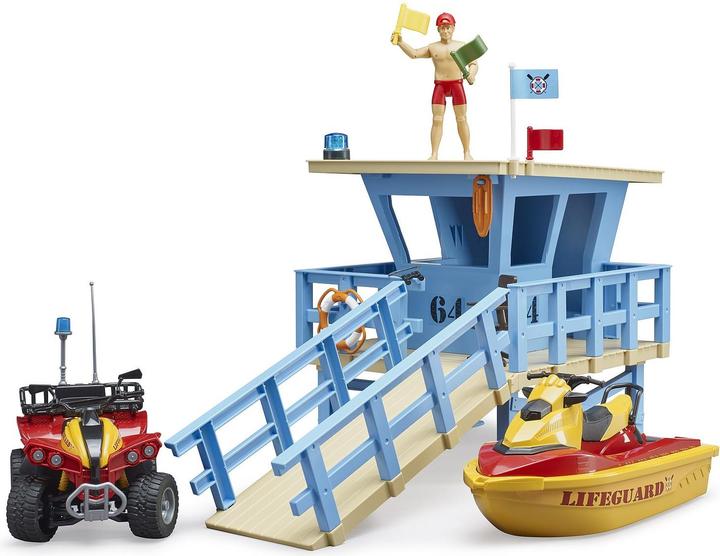 Immagine prodotto Bruder Stazione bworld LifeGuard, Quad, moto d'acqua
