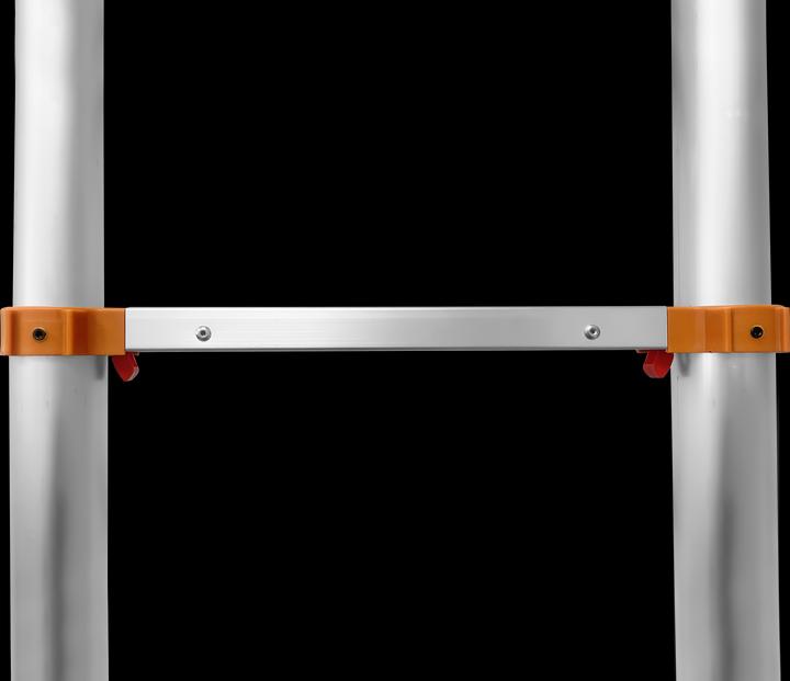 Produktbild CarTech Teleskopleiter 2.6m 1-tlg. Aluminium (Anlegeleiter, 48 cm)
