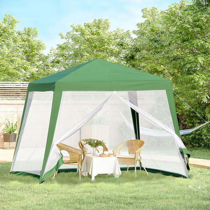 Immagine prodotto Outsunny Padiglione con zanzariera (300 cm, 300 cm)