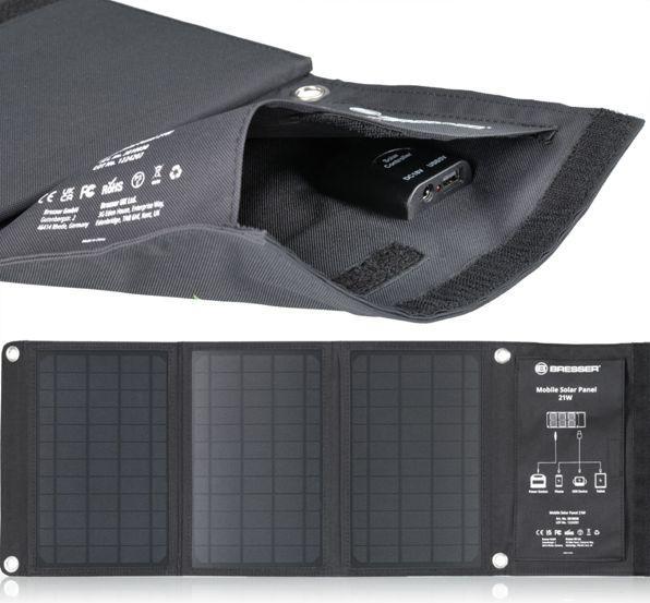 Image du produit Bresser Chargeur solaire, 21W (21 W, 1 kg)
