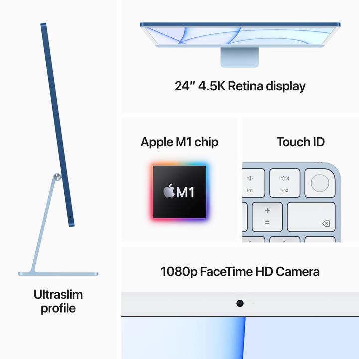 Image du produit Apple iMac (M1, 8 Go, 512 Go)