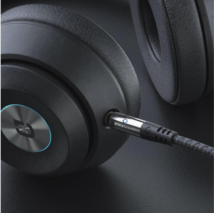 Produktbild Sonero Audio-Kabel 3.5 mm Klinke mit Nylonmantel 5 m (5.50 m, 3.5mm Klinke (AUX))