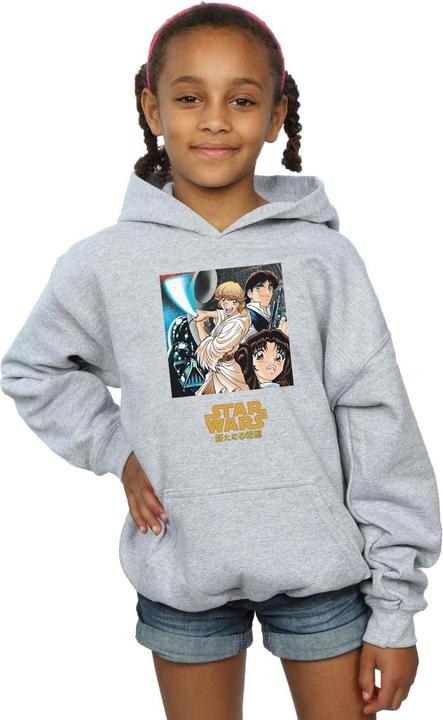 Immagine prodotto Star Wars Anime Poster Felpa con Cappuccio Ragazze (152, 158)