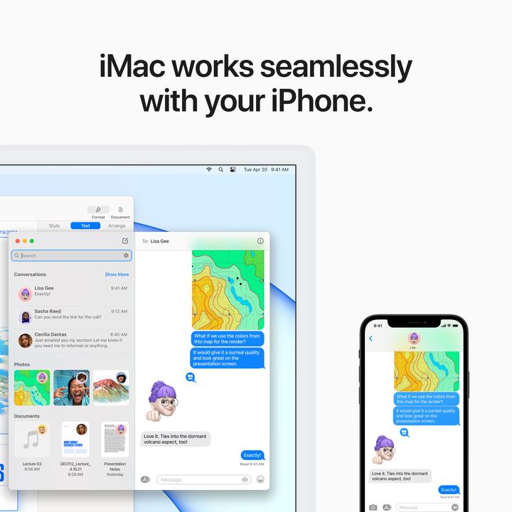 Actual product image Apple iMac (M1, 16 GB, 512 GB)