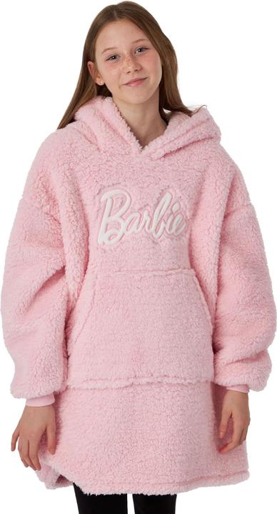 Produktbild Barbie Sherpa Kapuzendecke Mädchen (140, 146, 152, 158)