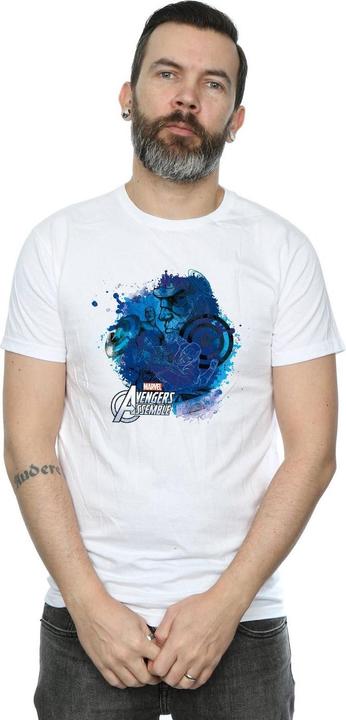 Actual product image Mens Captain America Montage T-Shirt (M)
