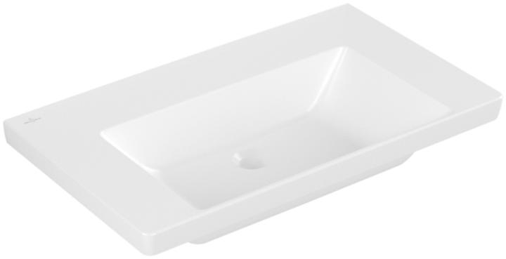 Produktbild Villeroy & Boch V&B Schrankwaschtisch SUBWAY 3.0 800x470mm o ÜL o HL stone white C+ (470 mm, 800 mm)