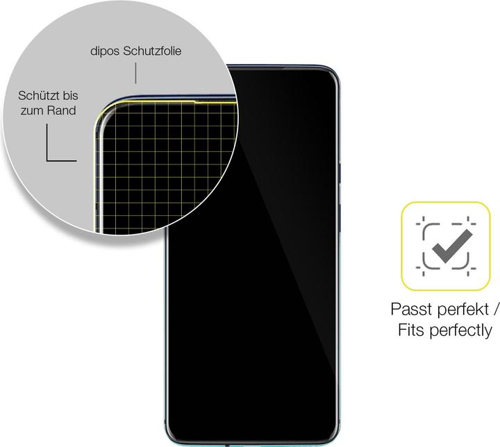 Produktbild Dipos 3D Full Cover Schutzfolie (1 Stück, OnePlus 7T Pro)