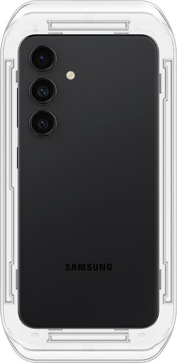 Actual product image Spigen Glas.TR Sam S24 S921 "EZ FIT" 2szt. szkło hartowane AGL07440 (2 Piece, Samsung Galaxy S24)