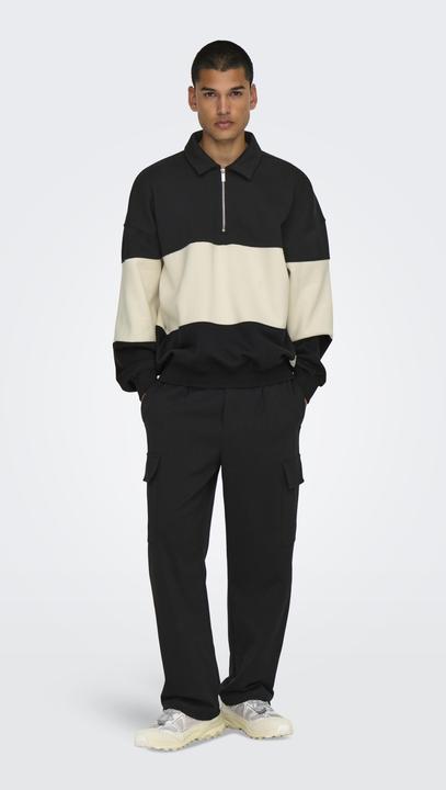 Produktbild Only & Sons Onsbyron Vtg Ls Zip Polo (XXL)
