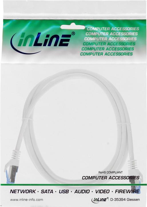 Actual product image InLine Patchkabel (S/FTP, CAT6a, 1 m)
