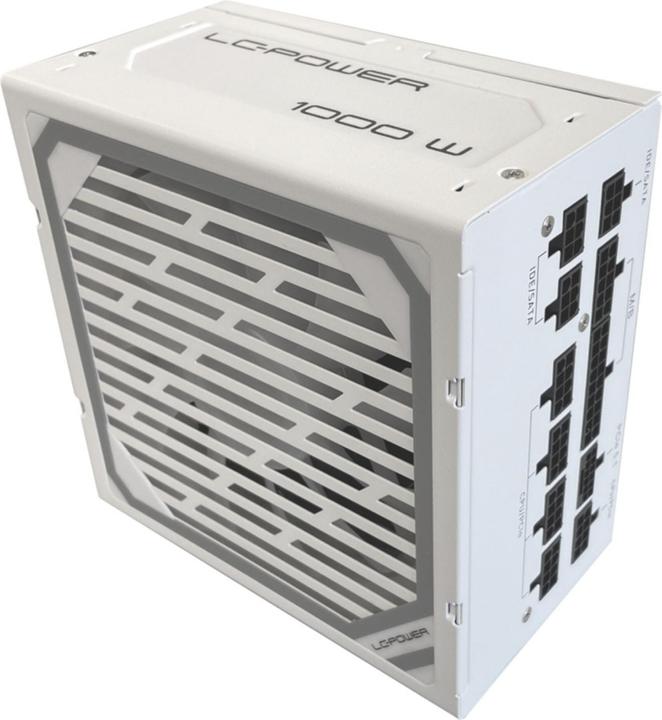 Immagine prodotto LC-Power Alimentatore 1000W LC1000MW Modular V3.1 (80+Gold)bianco (1000 W)