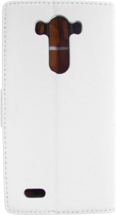 Actual product image OEM Slim Leather Book Case for LG G3 - white 4250710554027 (G3)