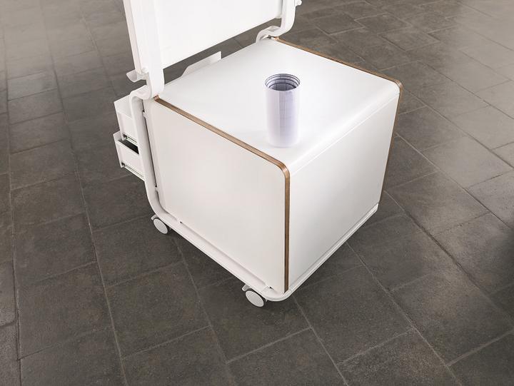 Image du produit Magnetoplan MAGNETOP. Tool-Hub Evolution Plus 12270600 blanc, avec roulettes