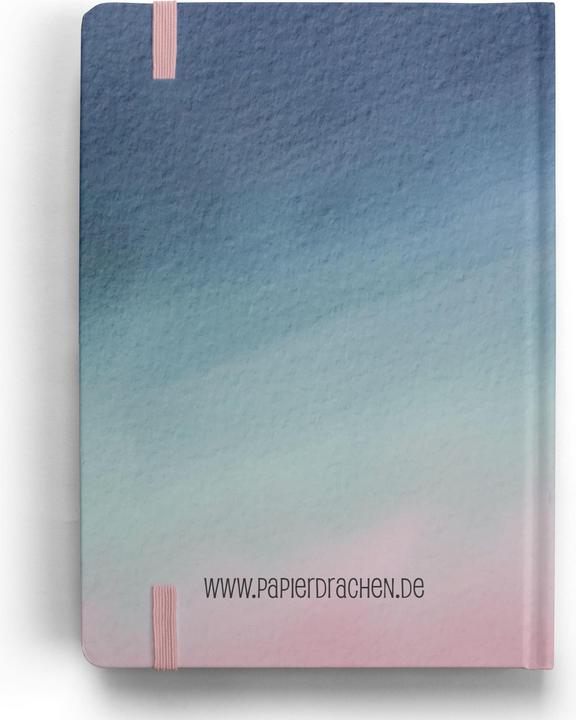 Image du produit Papierdrachen Bullet Journal - (Watercolor) - Carnet de notes A5 à pois (Pointillés, Couverture rigide)