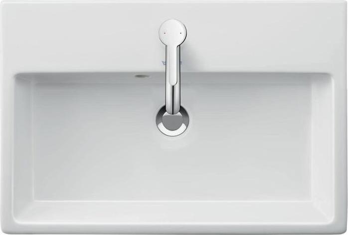 Immagine prodotto Duravit Lavabo Compact VERO AIR o ÜL m HLB 600x400mm 1 foro per rubinetto bianco WG (Lavello montato, 40 cm, 60 cm)