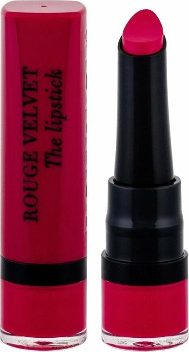 Actual product image Bourjois Rouge Velvet The Lipstick (09 Fuchsia Botté)