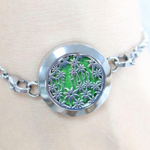 Immagine prodotto Zen Arôme Bracciale per gioielli profumati No.19 Diffusore per olio essenziale, profumo - acciaio inox (Metallo, Acciaio inossidabile)