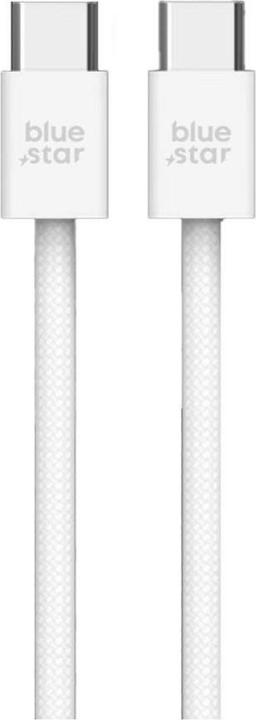 Actual product image BlueStar Cable Blue Star BLUE STAR cable Type C to Type C 6A 60W QC4.0 Q28 1 m white (1 m, USB 3.0)
