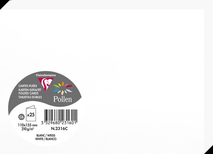 Actual product image Pollen Double card (210 g/m², 25 x, 110 x 155 mm)