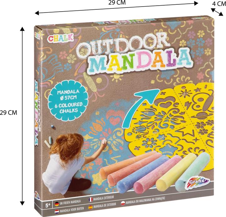Productafbeelding Grafix Stoepkrijt Mandala