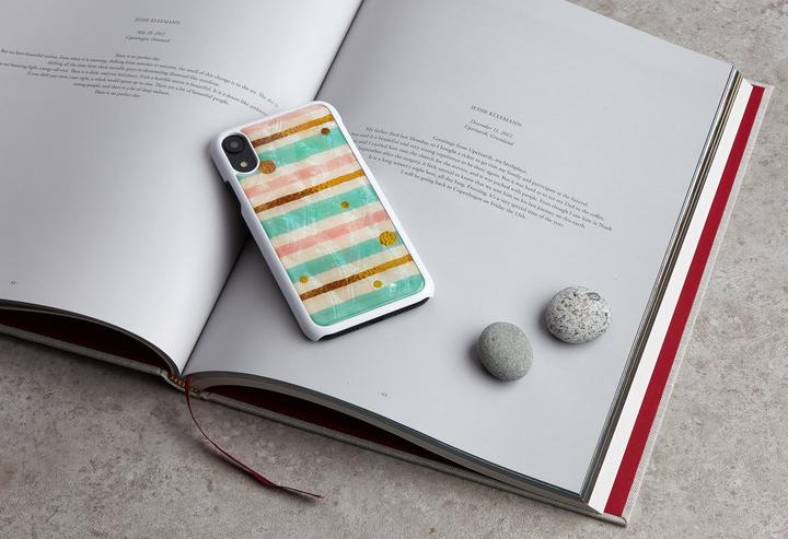 Immagine prodotto Ikins Custodia per smartphone iPhone XR pop menta bianca (Apple iPhone XR)