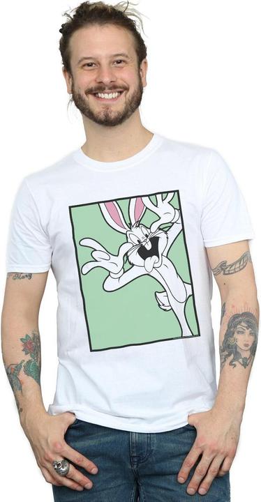 Immagine prodotto Looney Tunes Bugs Bunny Funny Face Maglietta Uomo (XXL)