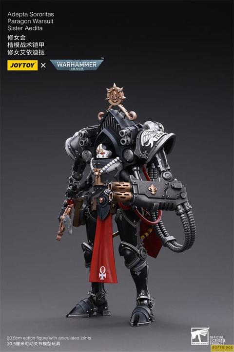 Produktbild Joy Toy Warhammer 40k Actionfigur 1/18 Adepta Sororitas Paragon Warsuit Sister Aedita 12 cm