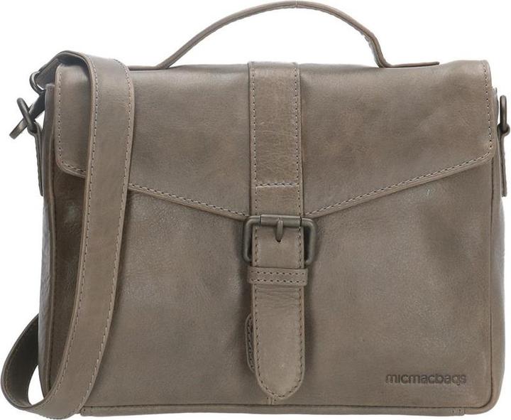 Image du produit Hide & Stitches Micmacbags Porto -Umhängetasche - Grau - 100% Leder