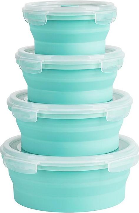 Actual product image Teesa A set of collapsible round containers