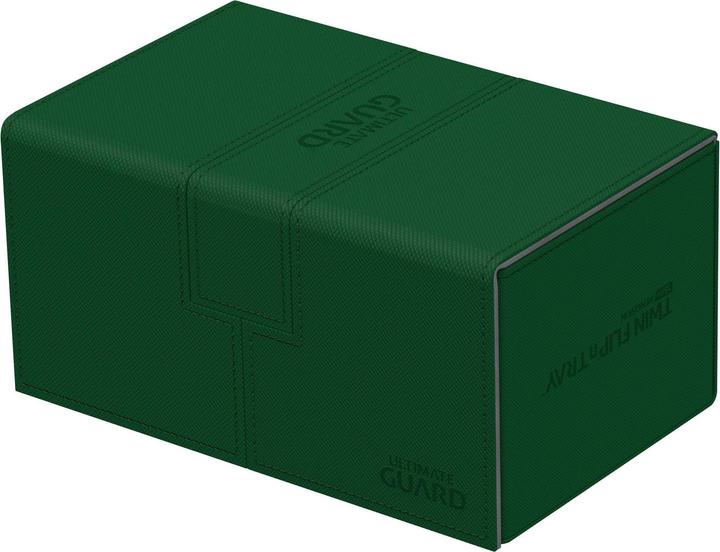 Actual product image Ultimate Guard Card Box Twin Flip'n'Tray Deck Case 160+ Green