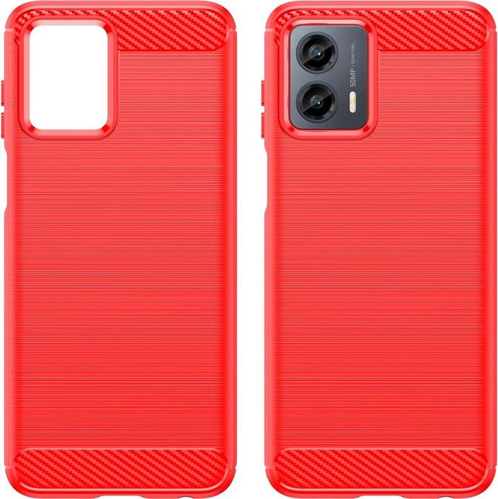 Produktbild König Design Hülle Handy Schutz für Google Motorola Samsung Xiaomi Case Cover Carbon Optik (Motorola Moto G Stylus 5G (2023))