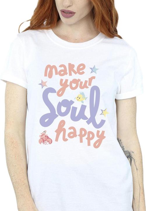 Immagine prodotto Disney The Little Mermaid Happy Maglietta Ampia Donna (M)