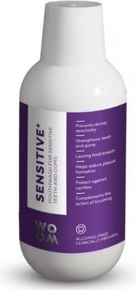 Woom Brand Sensitive+ Collutorio per denti e gengive sensibili (500 ml)