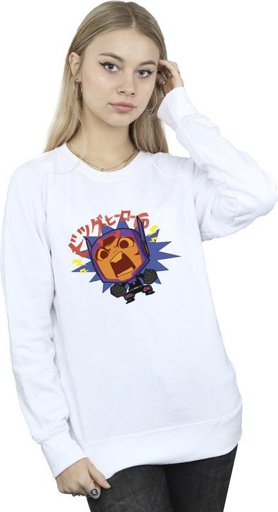 Produktbild Disney Big Hero 6 Baymax Hiro Angry Manga Sweatshirt (L)