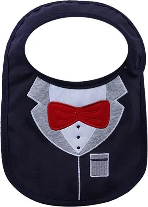 Image du produit ASMI Bavoir avec velcro Élégant avec noeud papillon