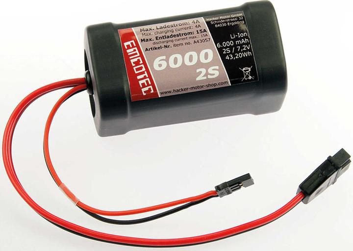 Produktbild Emcotec liion-akku 6000mah 7,2v 2s compact 15a