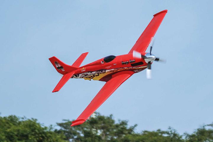 Produktbild FMS p-51 dago red pnp - 110 cm (Warbird)