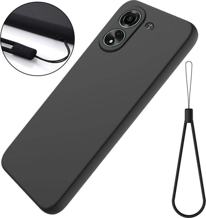Image du produit Cover-Discount Xiaomi Poco C65 / Redmi 13C - Housse en caoutchouc silicone noir (Xiaomi Poco C65, Xiaomi Redmi 13C)