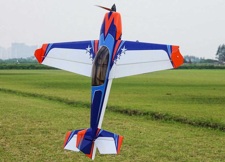 Produktbild Extremeflight-RC extra 300 48" v2 plus orange/blau/weiss arf mit tragflächen-schnellverschluss