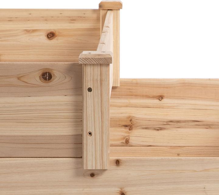 Actual product image Outsunny Raised bed with stepped design