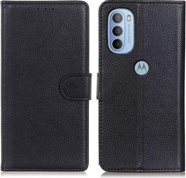 Produktbild MU Classic Litchi Leder Bookcover Series (Motorola Moto G41, Motorola Moto G31)