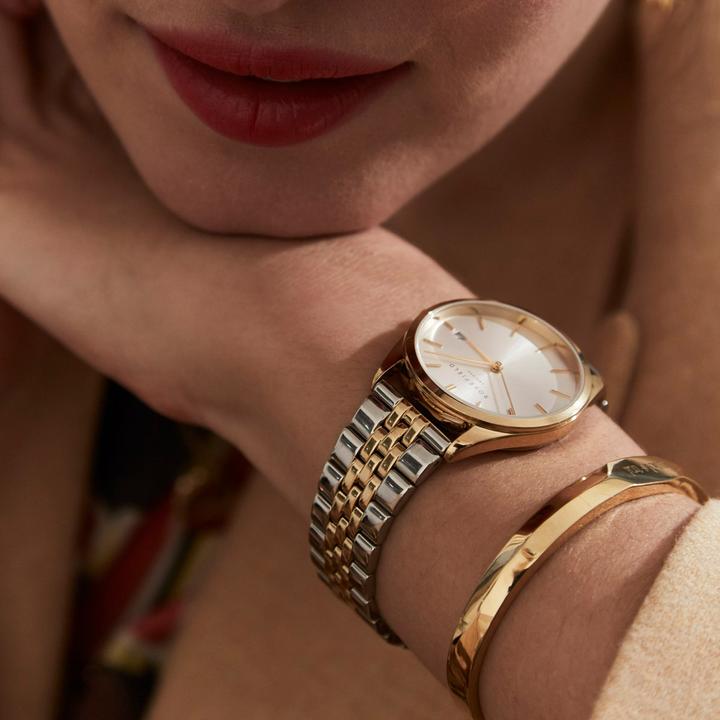 Immagine prodotto Rosefield L'asso d'argento Sunray Silver Gold (Orologio da polso analogico, 33 mm)
