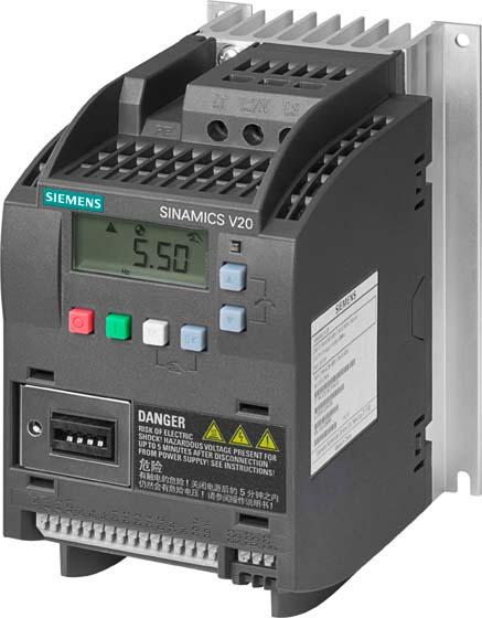 Siemens SINAMICS V20, 3AC400V 0.37KW UNFILTERED