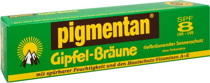 Produktbild Pigmentan Gipfel-Bräune SPF 8 Sonnenschutzcreme, 50 ml Creme (Sonnencreme, Bis SPF 10, 50 ml)