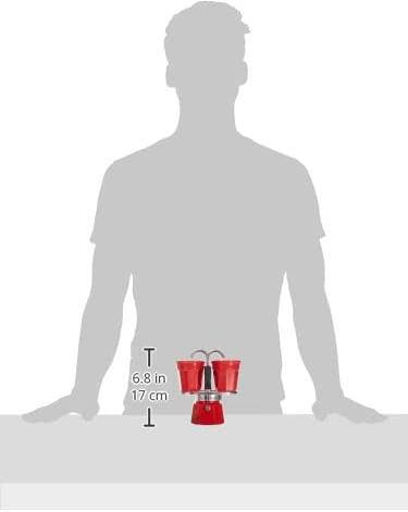 Produktbild Bialetti Mini Express Kaffeemaschine rot 2tz + 2 Tassen (2 T.)