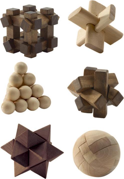Actual product image Djeco Woodix (German, French, Italian, English)