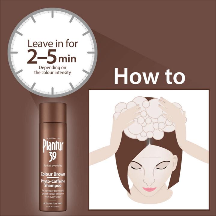 Immagine prodotto Plantur 39 Phyto Coff Sham Col Bra 250ml (250 ml, Shampoo liquido)